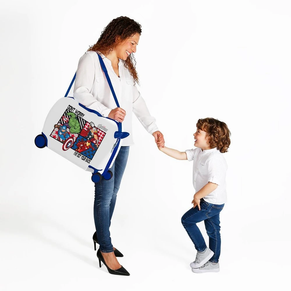 Maleta infantil correpasillos All Avengers 2 ruedas multidireccionales
