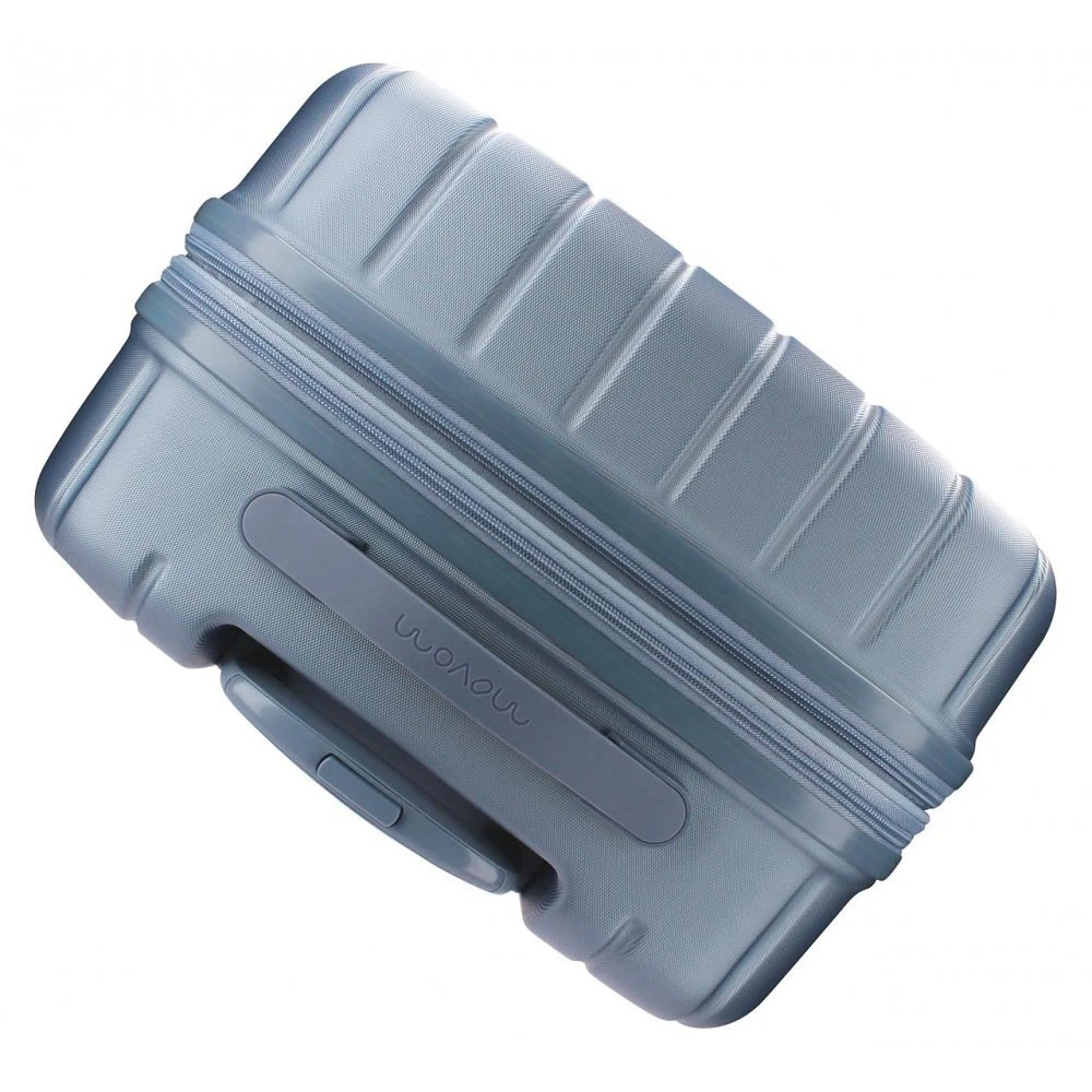 Maleta grande 75 cm 4 ruedas rigida expandible Movom Wood Plata