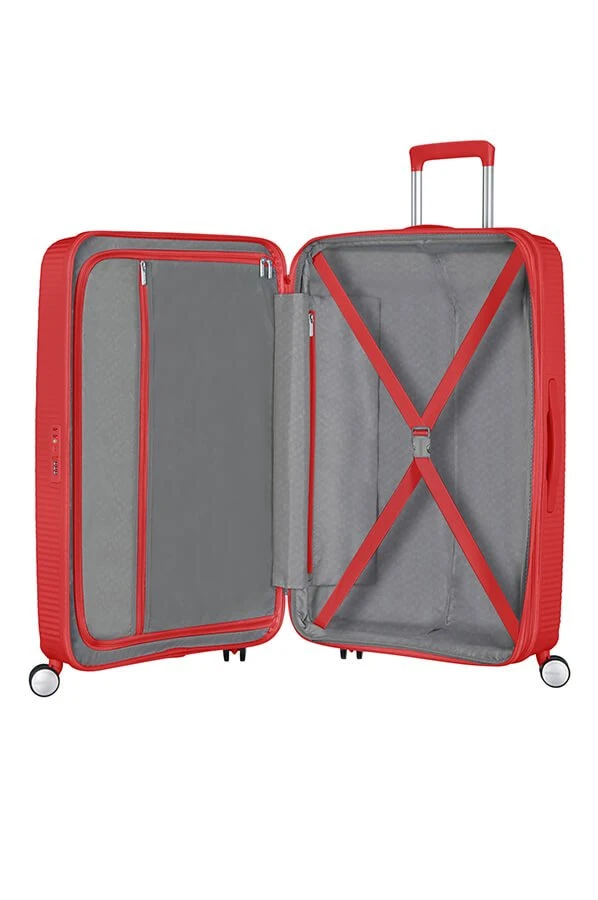 Maleta mediana 67 cm 4 R exp American Tourister Soundbox Rojo (Coral red)