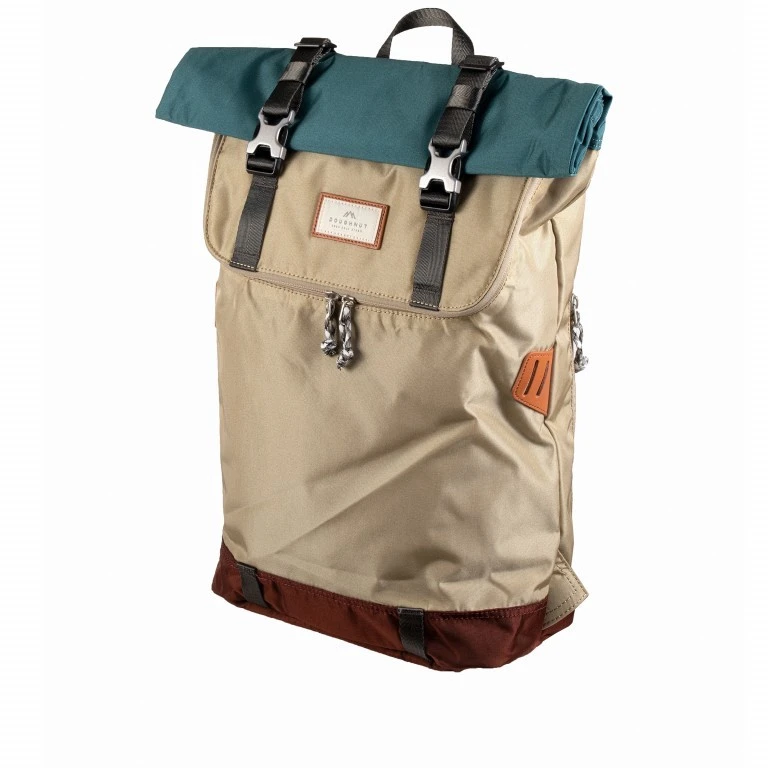 Mochila Doughnut Christopher Gloosy Blaki D195GB Beige x Teal