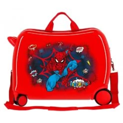 Maleta Infantil Correpasillos 4 Ruedas De Spiderman Pop