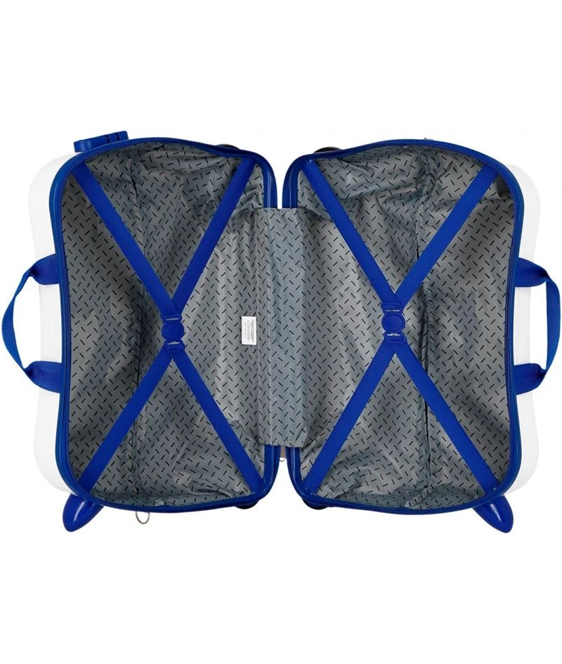 Maleta infantil correpasillos 2 ruedas multidireccionales Minnie Joy Azul