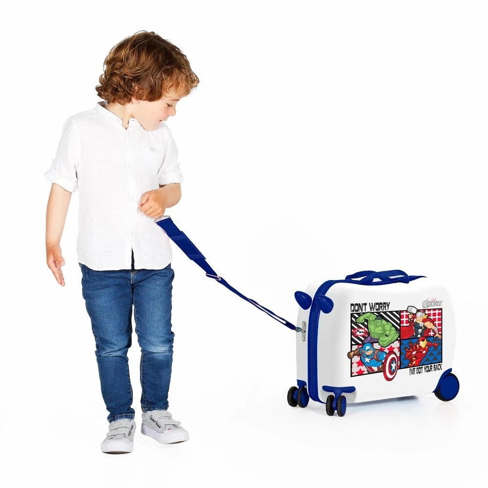 Maleta infantil correpasillos All Avengers 2 ruedas multidireccionales