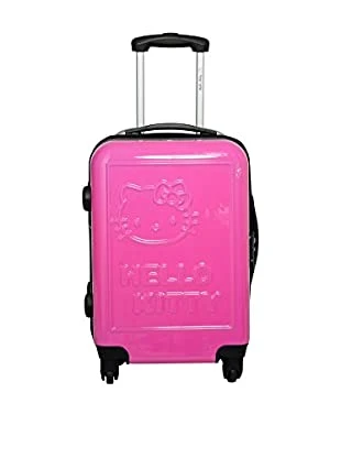 Maleta mediana 58 cm 4 ruedas Hello Kitty Rosa