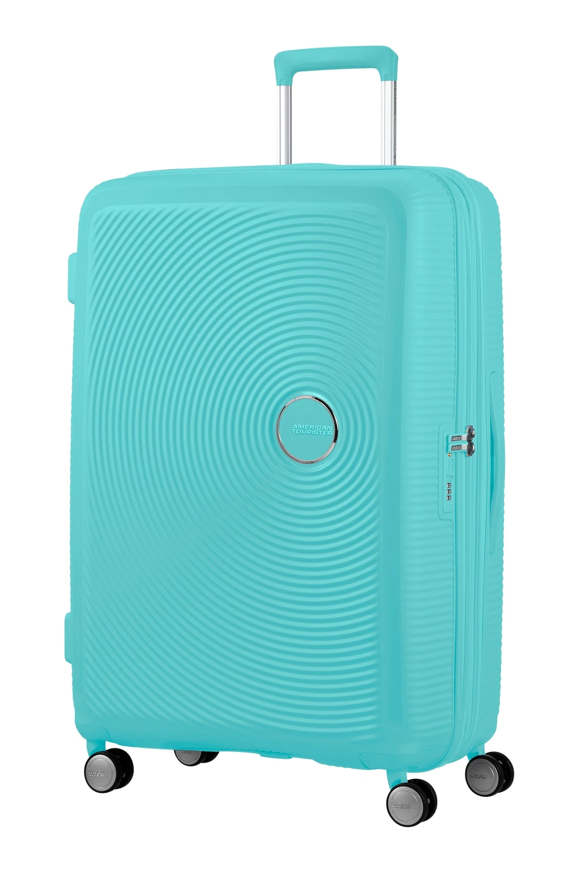 Maleta grande 77 cm exp 4 R American Tourister Soundbox Turquesa (poolside