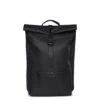 Mochila Roll Top Rucksac Rains Negro