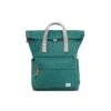 Mochila Roka London Canfield B Pequeña Sostenible Nylon Verde (Teal)