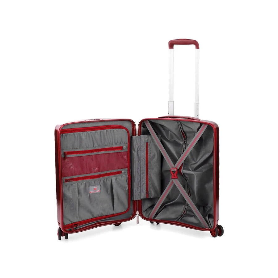 Maleta-Trolley cabina 55 cm 4 ruedas expandible Roncato Stellar Rosso Scu