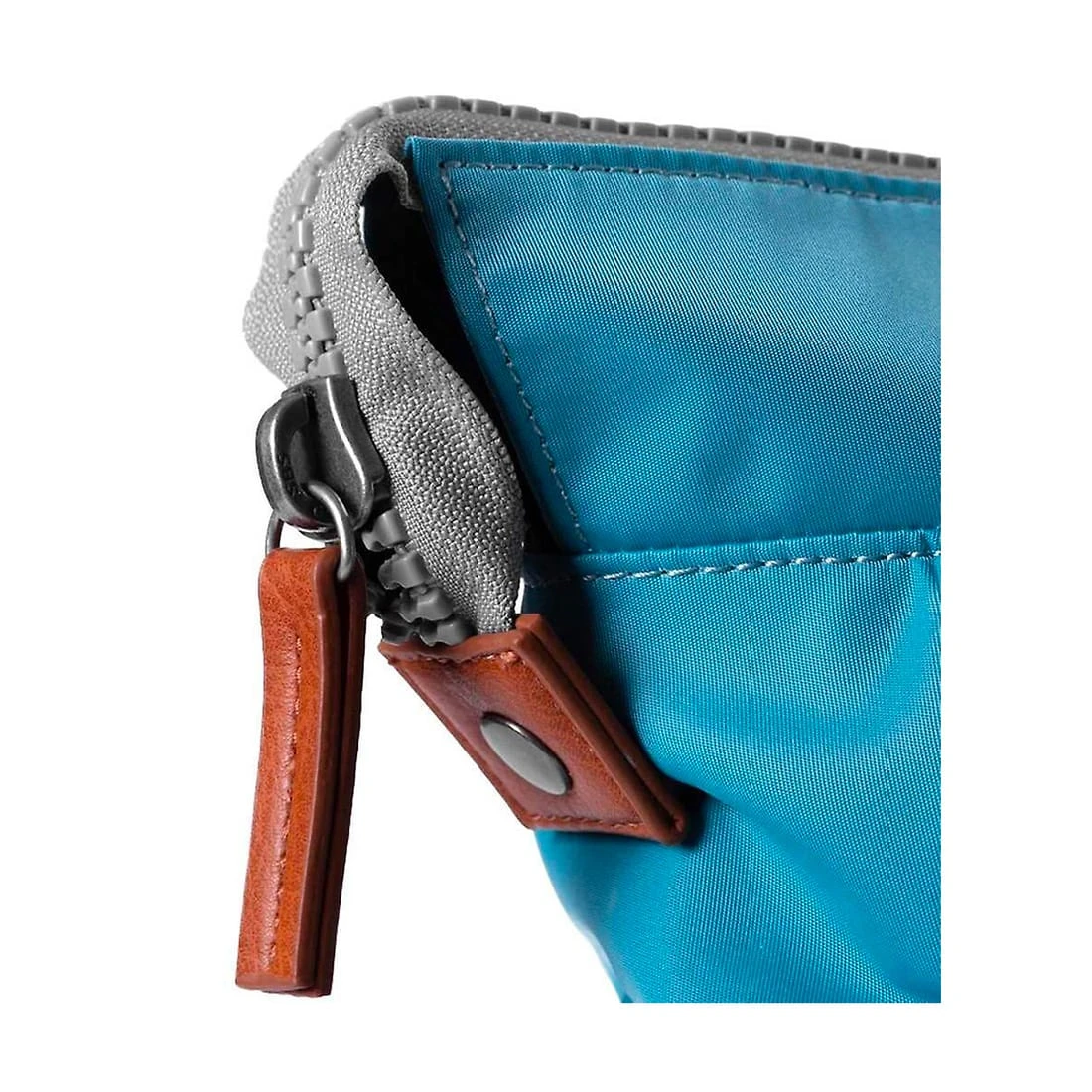 Mochila Roka London Bantry B mediana sostenible Nylon Turquesa (Petrol)