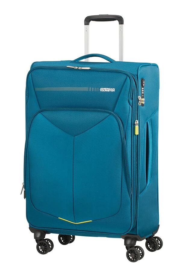 Maleta mediana 67 cm 4 ruedas Exp American Tourister Summerfunk Azul (Teal