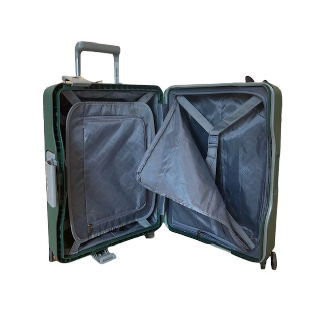 Maleta grande 4 ruedas anclajes Bienoti-EV 8093 Verde Oscuro