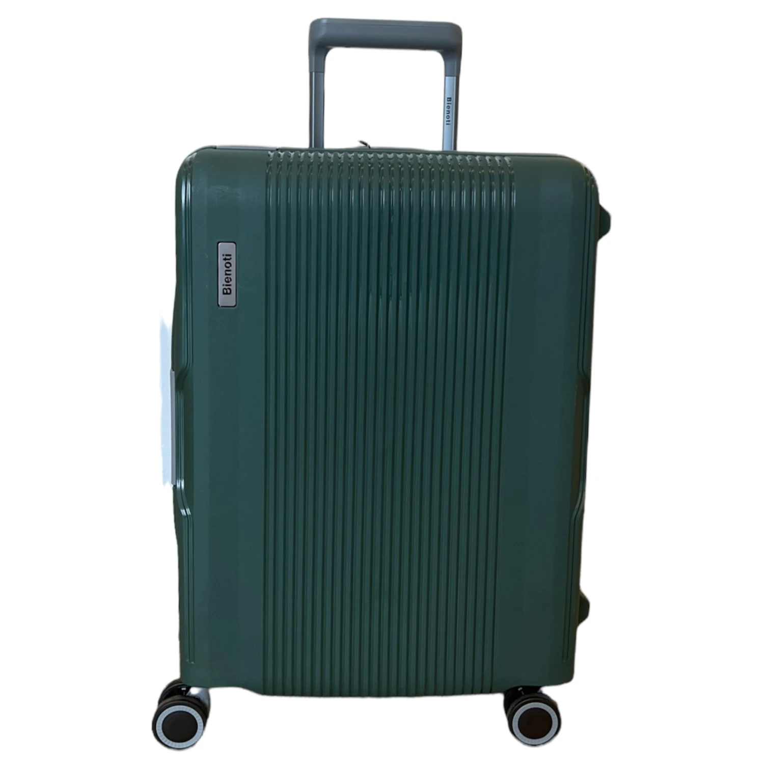 Maleta grande 4 ruedas anclajes Bienoti-EV 8093 Verde Oscuro