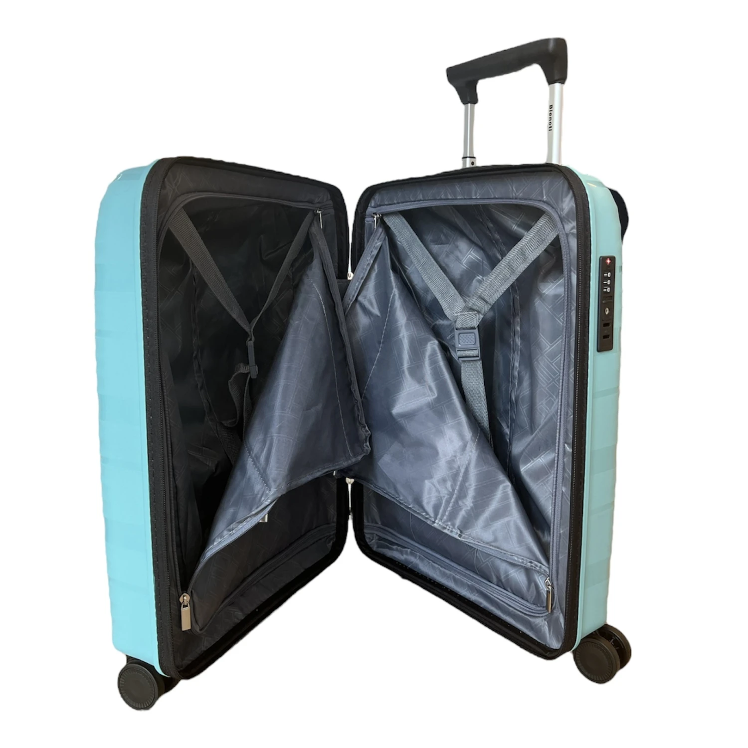 Maleta mediana 4 ruedas rigida exp Bienoti-EV 8094 Azul Claro (Water Blue)