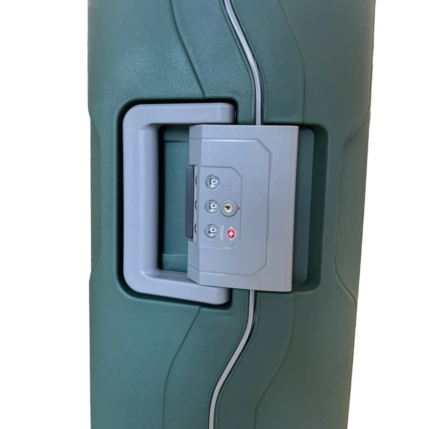 Maleta grande 4 ruedas anclajes Bienoti-EV 8093 Verde Oscuro