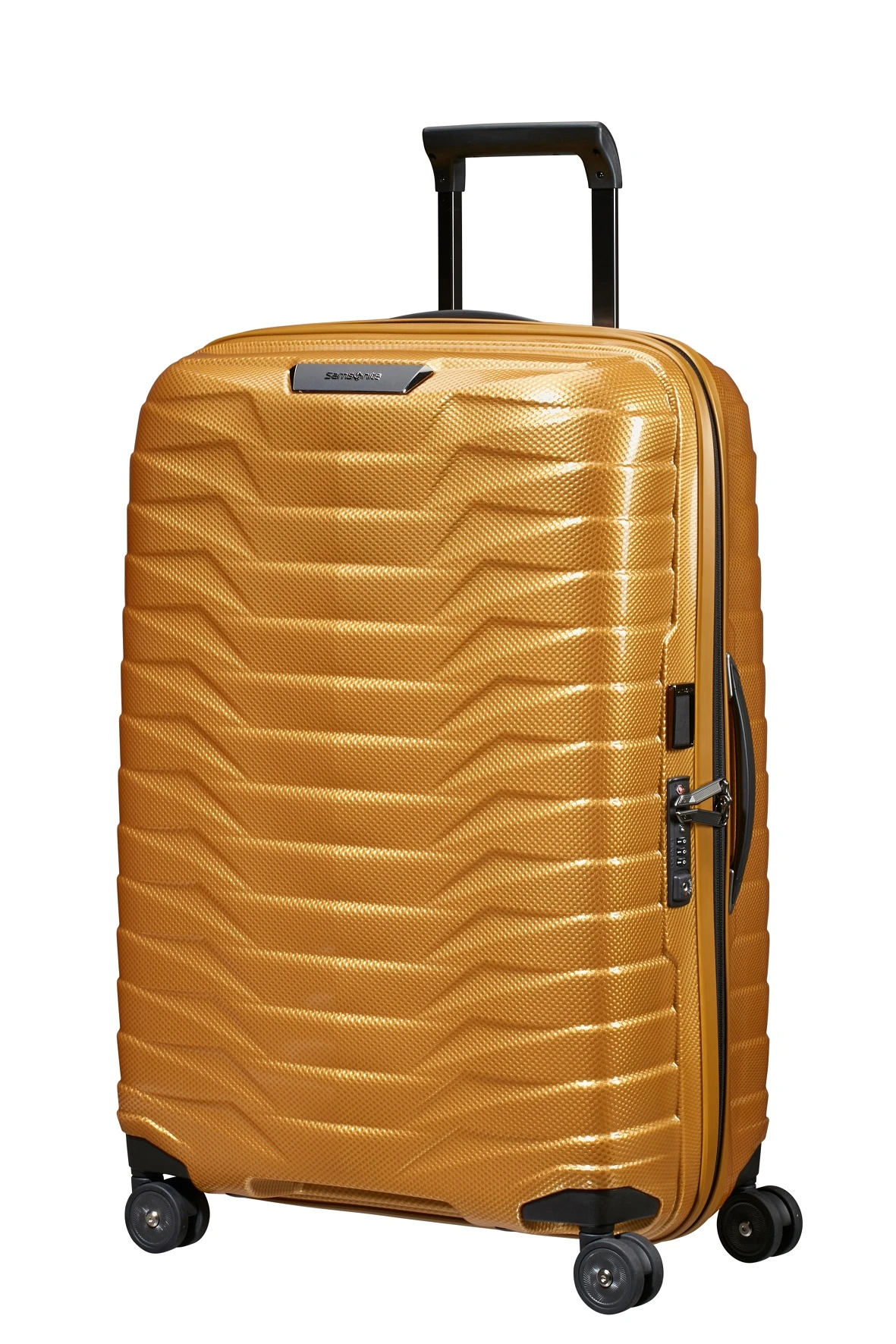Maleta mediana 69 cm 4 ruedas Samsonite Proxis dorada (Honey Gold)
