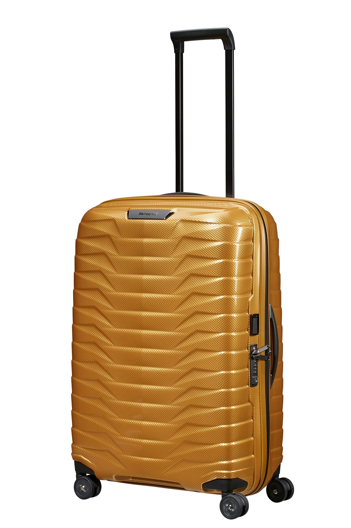 Maleta mediana 69 cm 4 ruedas Samsonite Proxis dorada (Honey Gold)