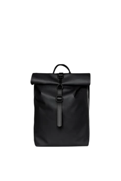 Mochila Rains Rolltop Rucksack Mini Negro