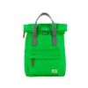 Mochila Roka London Canfield B Mediana Sostenible Nylon Verde (Kelly Green)
