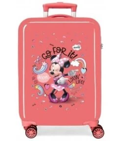 Disney Maleta De Cabina 55 Cm 4 Ruedas RÃgida Minie Loving Life