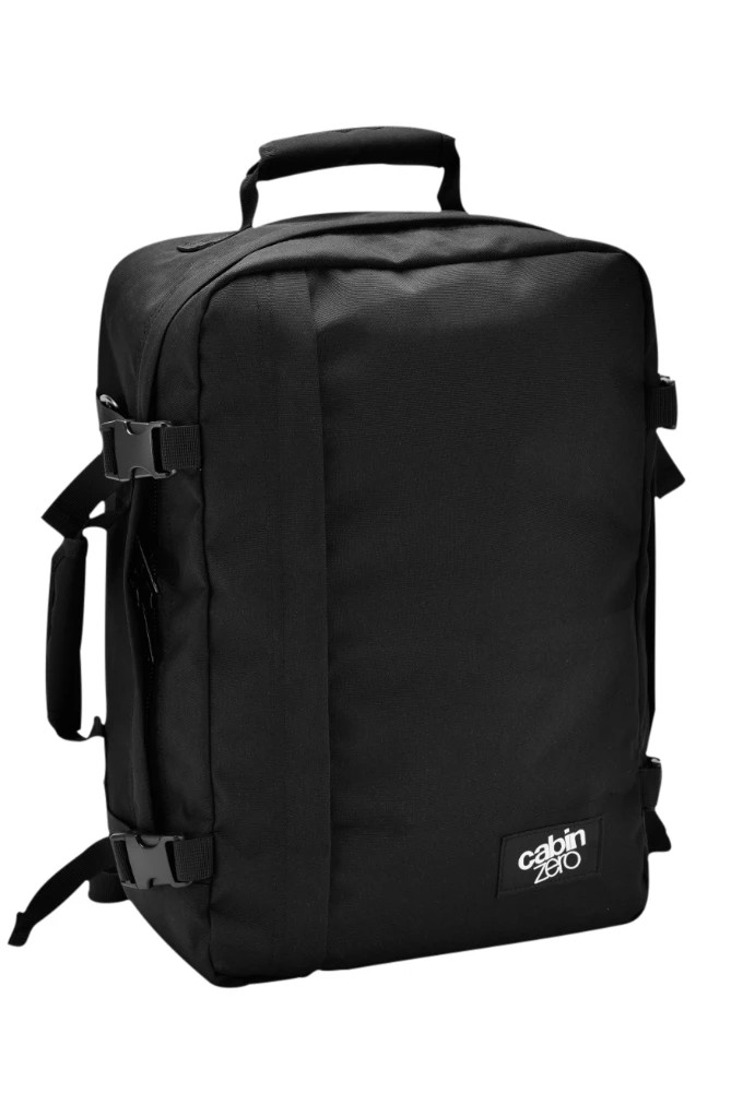 Mochila de viaje Cabin Zero Classic 36 L. Negro (Absolute Black)