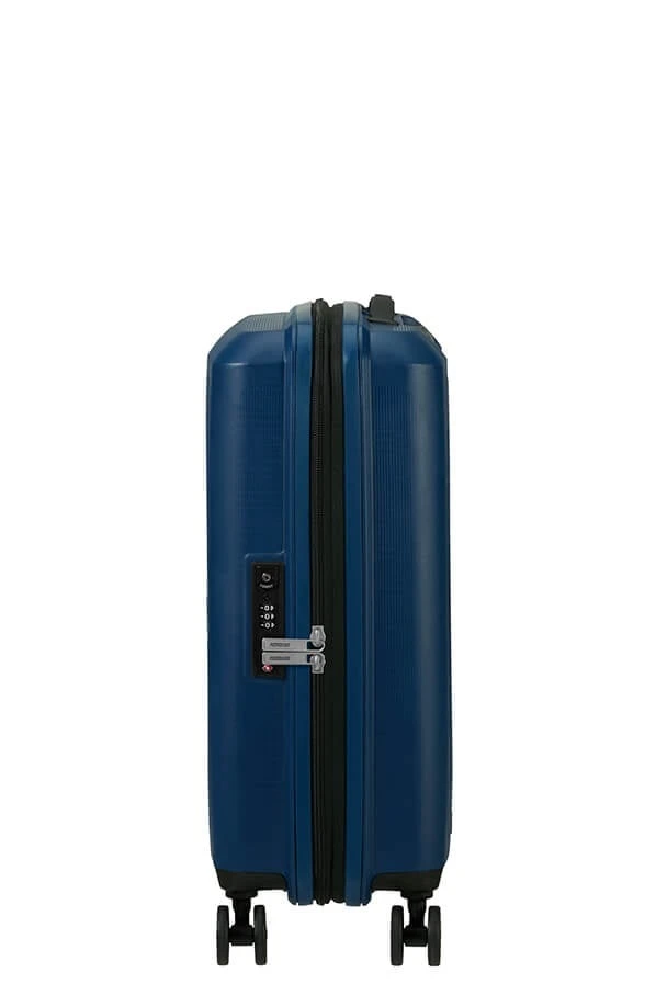 Maleta cabina 55 cm 4 ruedas American Tourister Aerostep Azul Marino