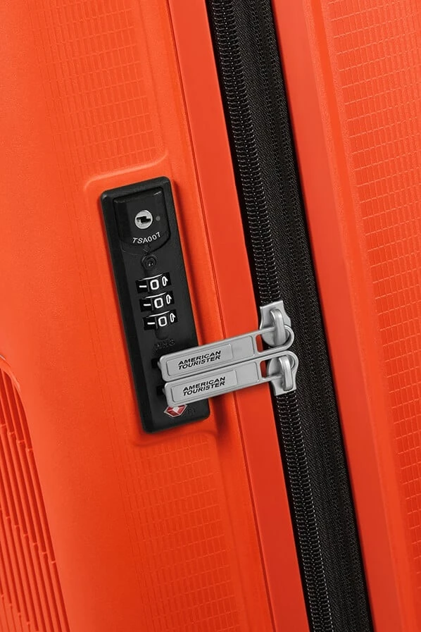Maleta cabina 55 cm 4 ruedas American Tourister Aerostep Bright Orange