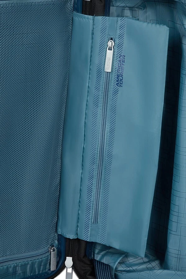 Maleta cabina 55 cm 4 ruedas American Tourister Aerostep Azul Marino