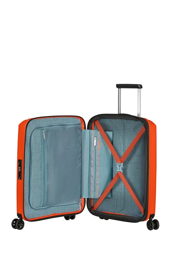 Maleta cabina 55 cm 4 ruedas American Tourister Aerostep Bright Orange