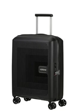 Maleta Cabina 55 Cm 4 Ruedas American Tourister Aerostep Negro ( Black )