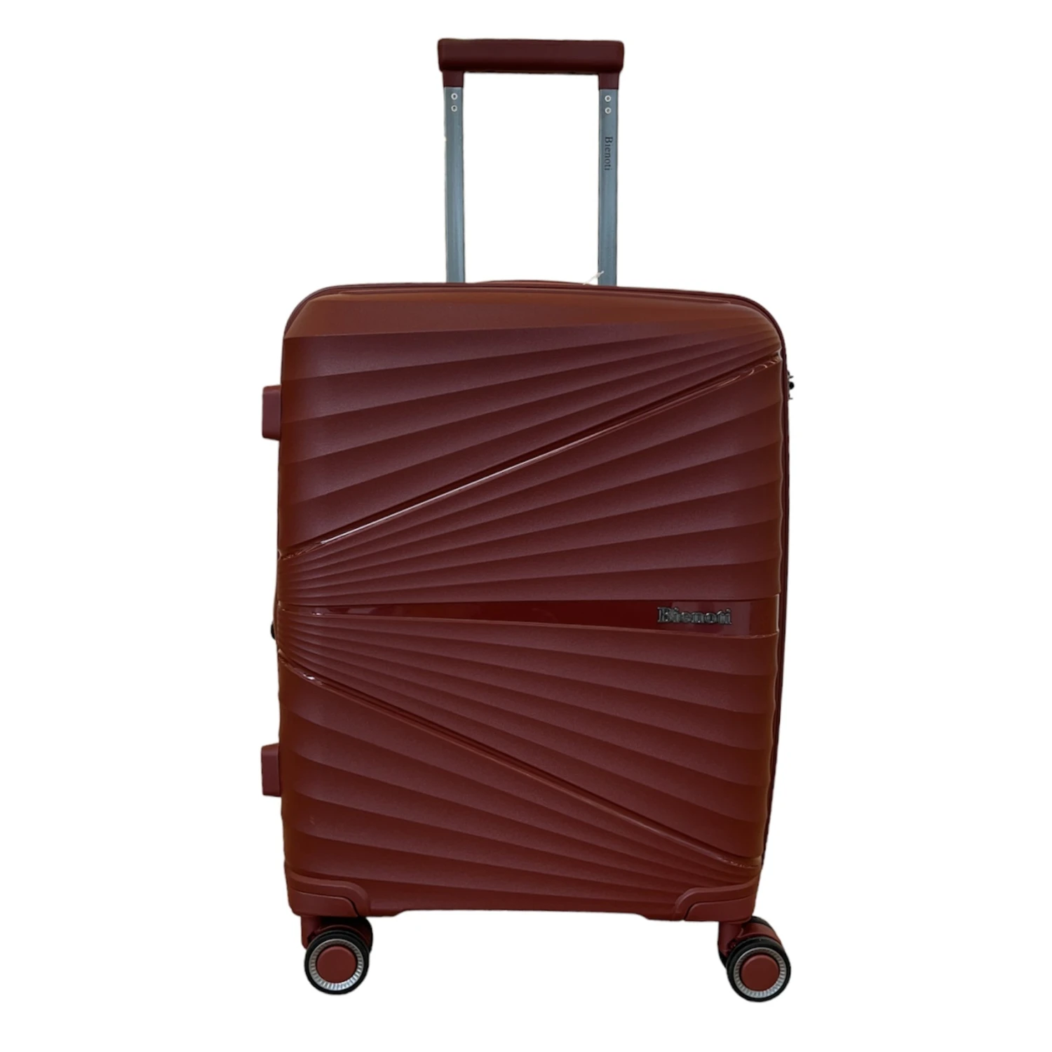 Maleta cabina 4 ruedas rigida exp Bienoti-EV 8095 Granate (Red)