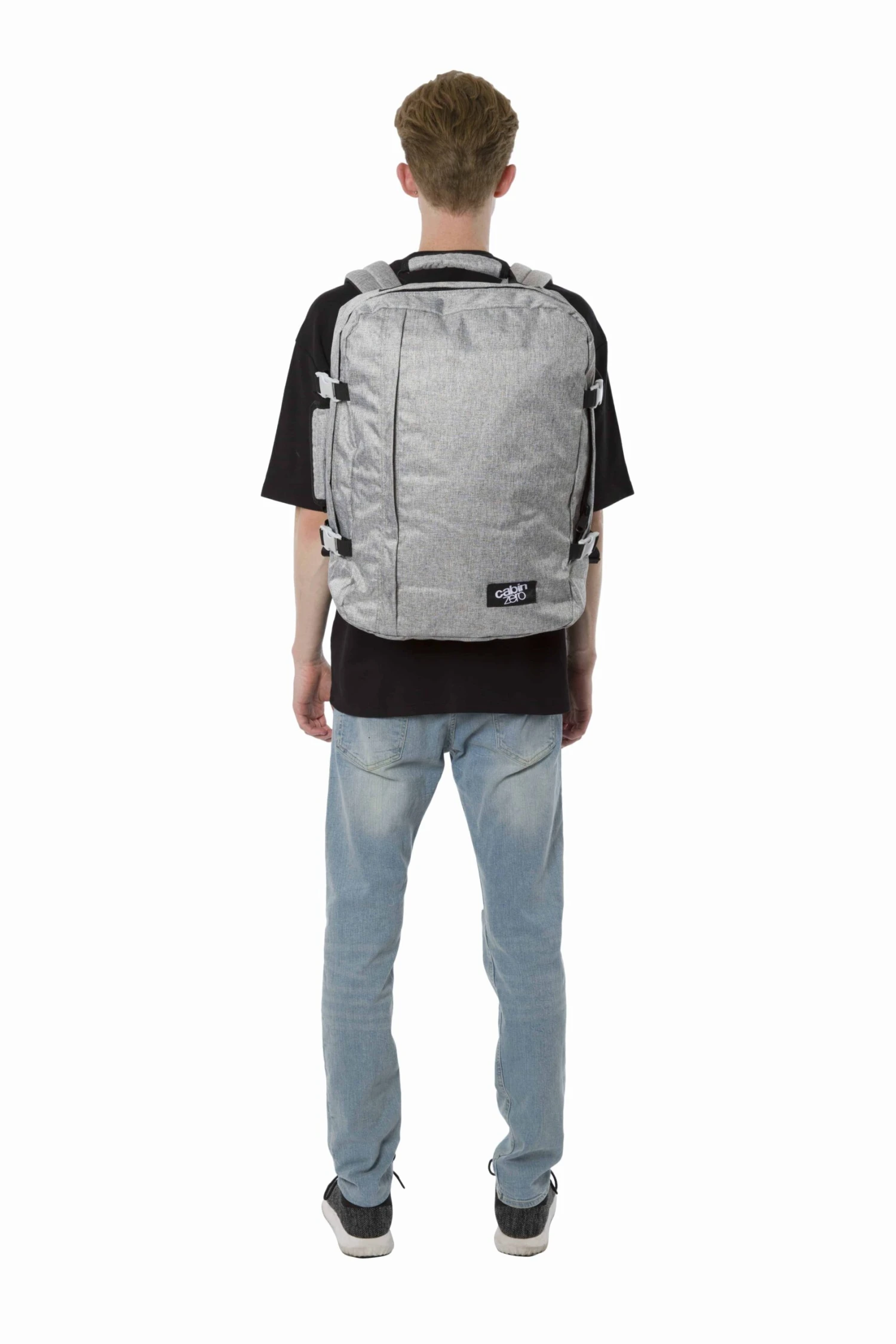 Mochila de viaje Cabin Zero Classic 44 L. Gris (Ice Grey)