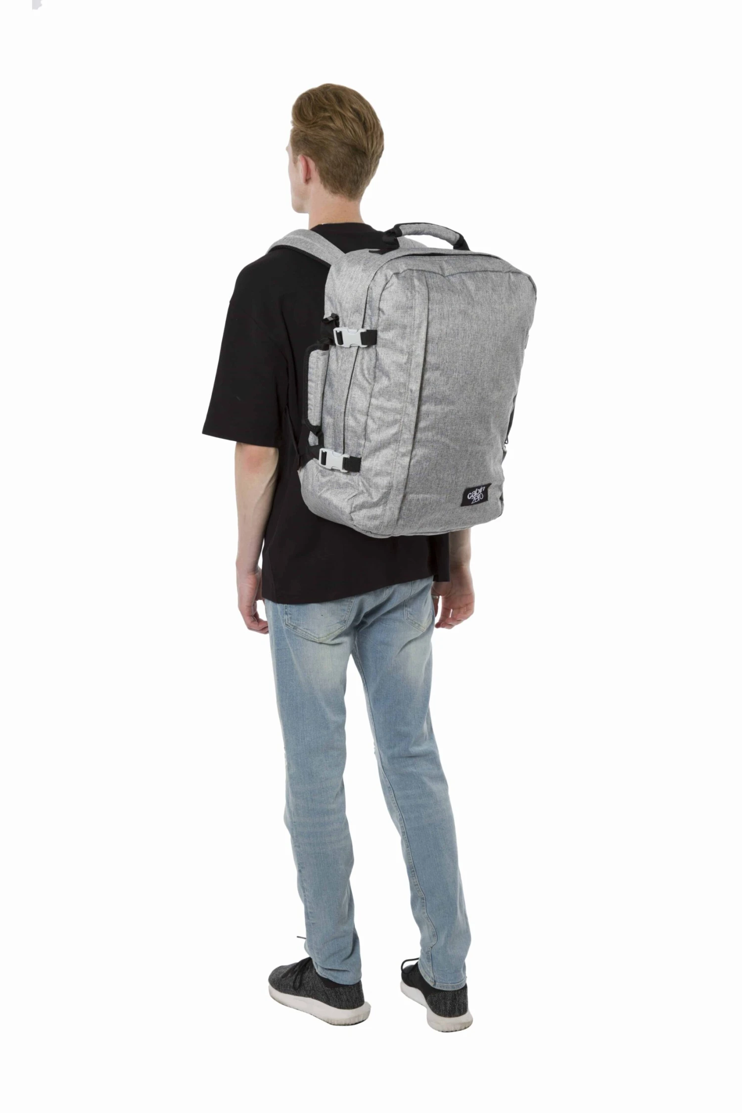 Mochila de viaje Cabin Zero Classic 44 L. Gris (Ice Grey)