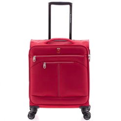 Maleta Cabina 55 Cm Blanda 4 Ruedas Gladiator Wind Rojo