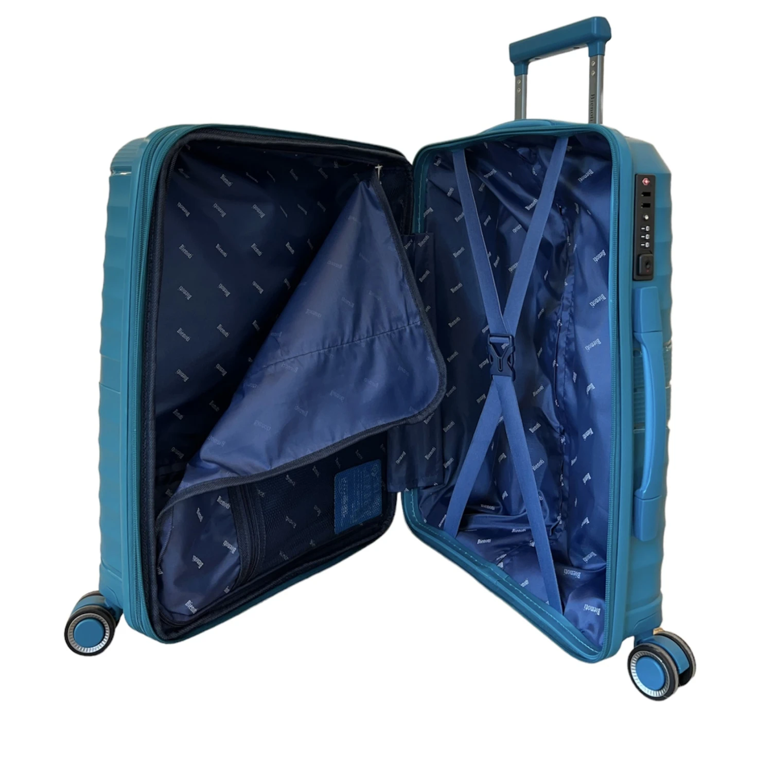 Maleta cabina 4 ruedas rigida exp Bienoti-EV 8095 Azul (Blue)