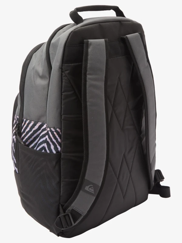 Mochila Escolar Quiksilver AQYBP03132-BRT6 1969 Special M Gris-Rayas Cebra