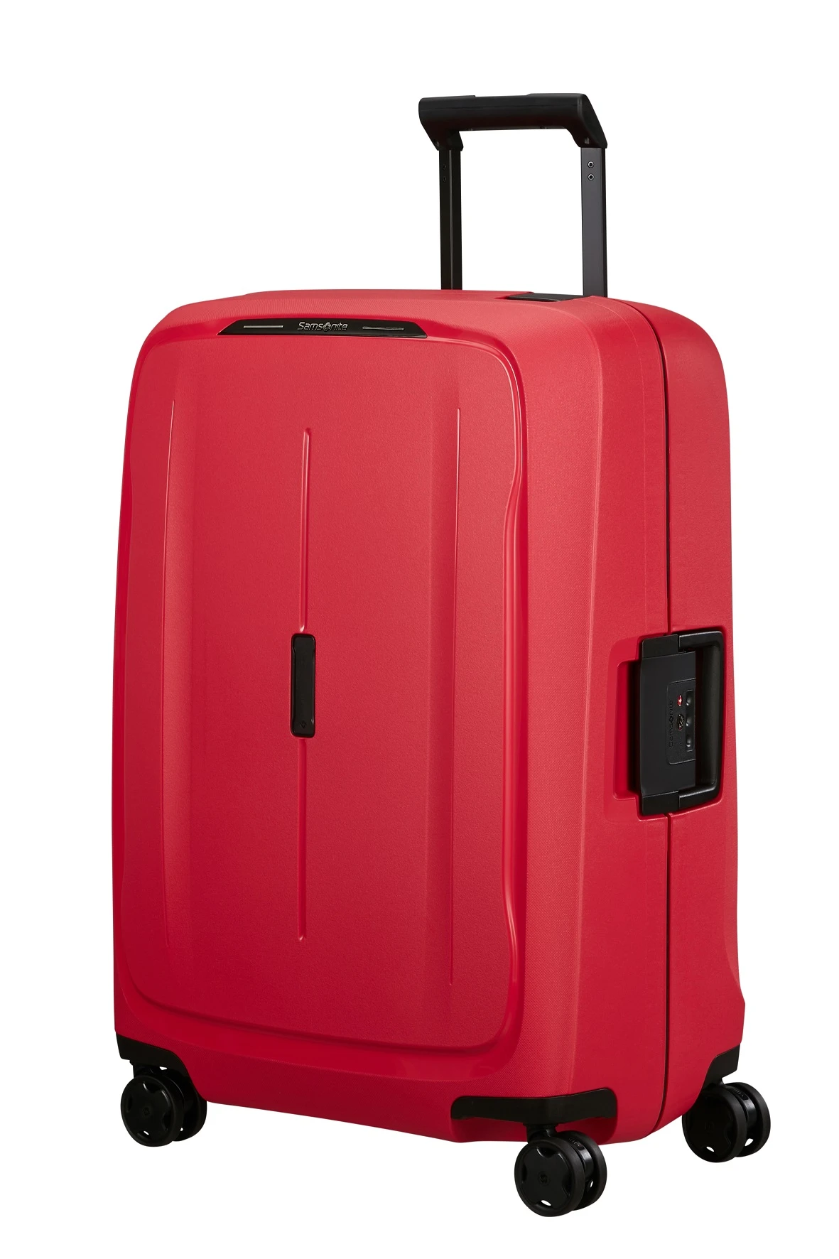 Maleta mediana 69 cm 4R anclajes Samsonite Essens Rojo (Hibiscus Red)