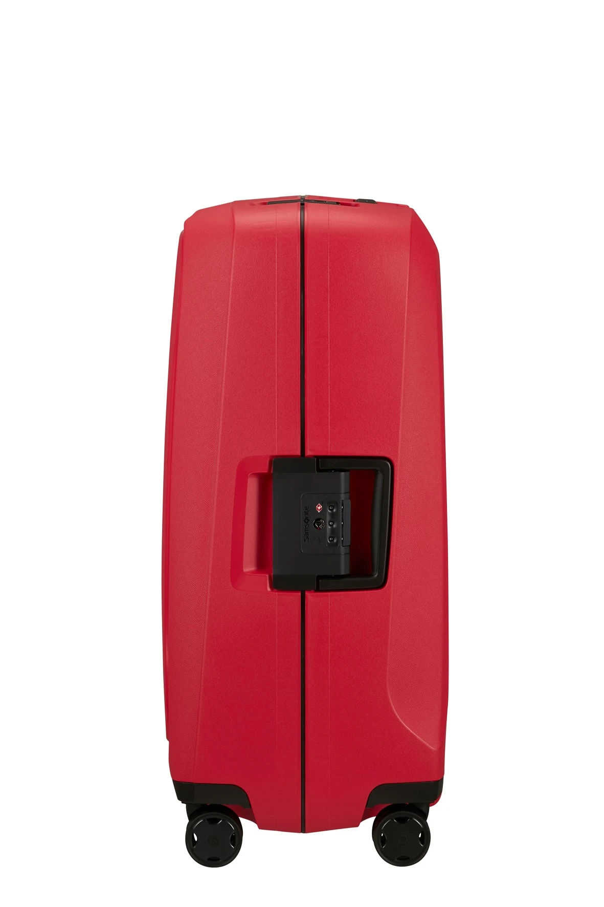 Maleta mediana 69 cm 4R anclajes Samsonite Essens Rojo (Hibiscus Red)