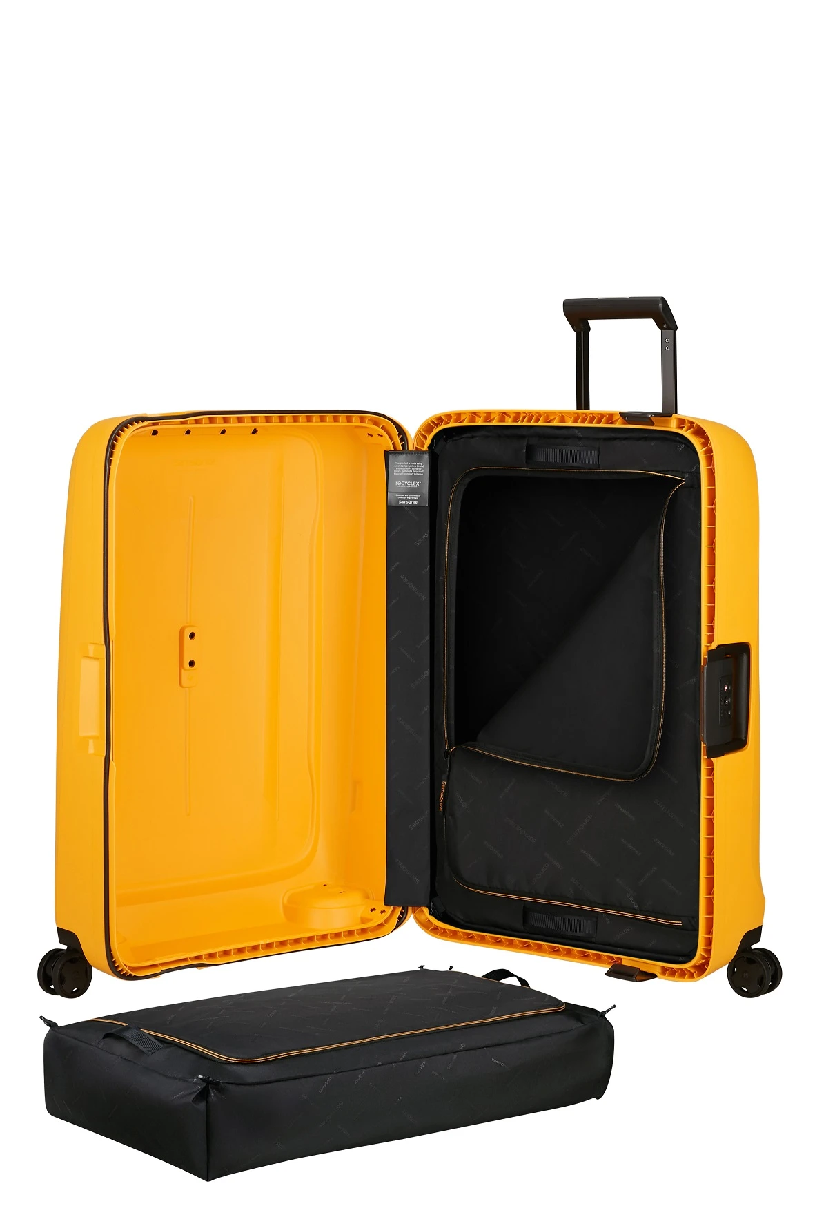 Maleta grande 75 cm 4R anclajes Samsonite Essens Amarillo (Radiant Yellow)