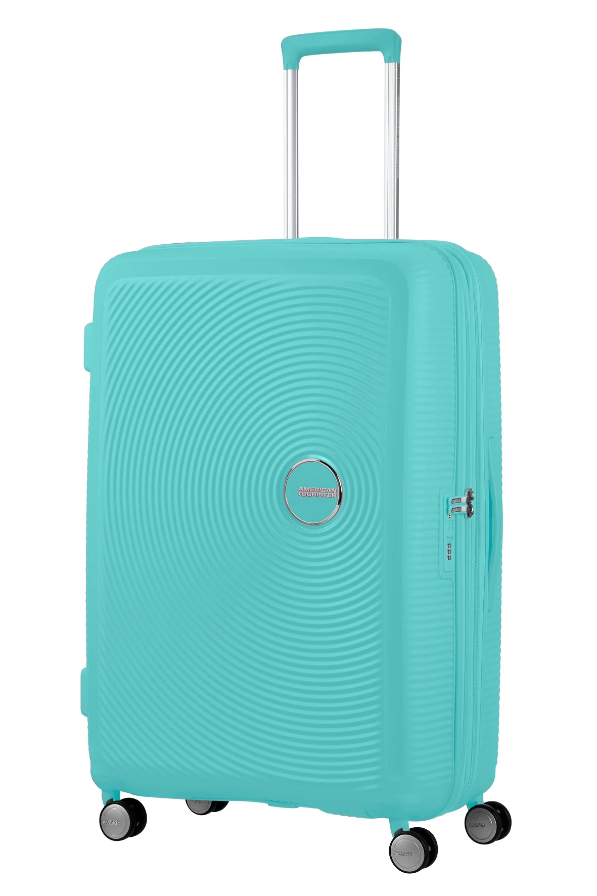 Maleta grande 77 cm exp 4 R American Tourister Soundbox Turquesa (poolside