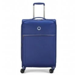 Maleta Cabina 55 Cm 4 Ruedas Blanda Delsey Brochant Azul