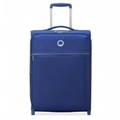Maleta Cabina 55 Cm Exp 2 Ruedas Blanda Delsey Brochant Azul