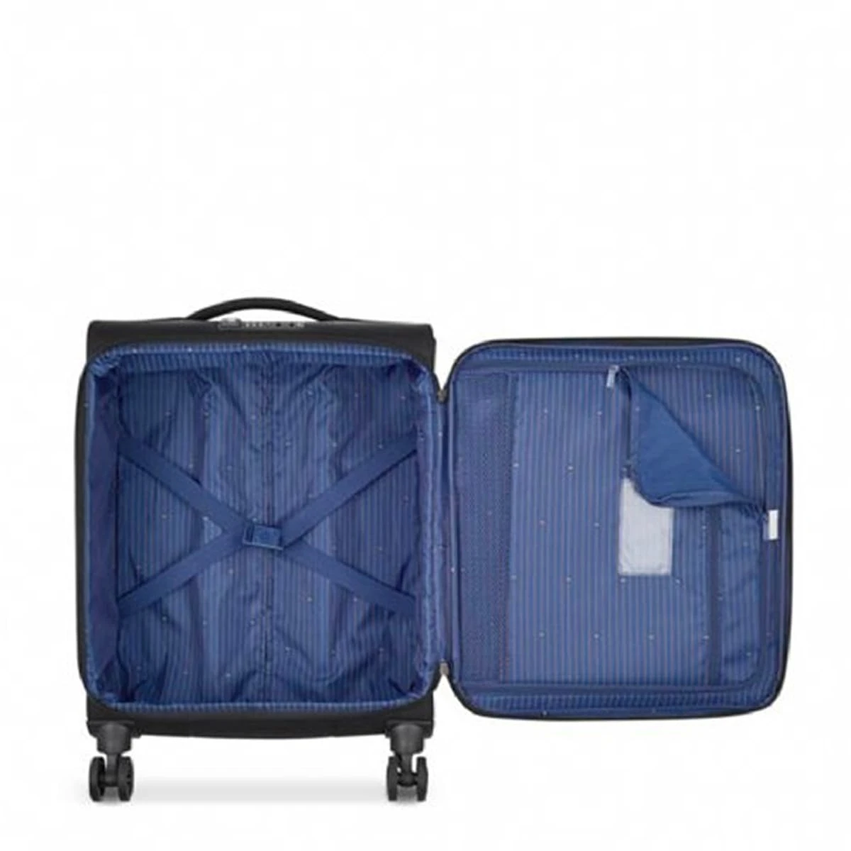 Maleta cabina 55 cm 4 Ruedas blanda Delsey Brochant Negro