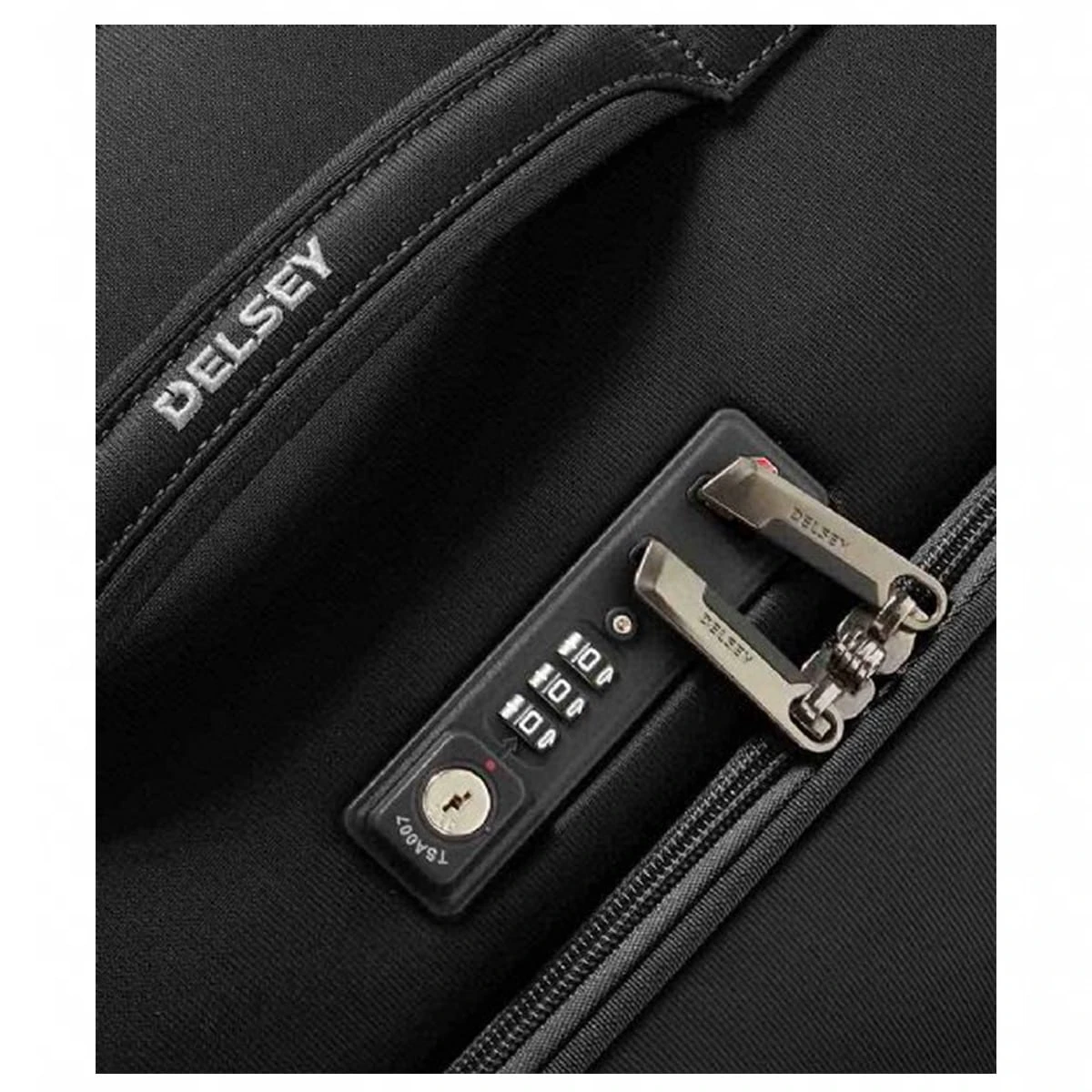 Maleta cabina 55 cm 4 Ruedas blanda Delsey Brochant Negro