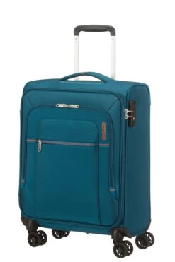 American Tourister Maleta Cabina 55 Cm 4R A.T. Crosstrack Azul (Navy-Orange)