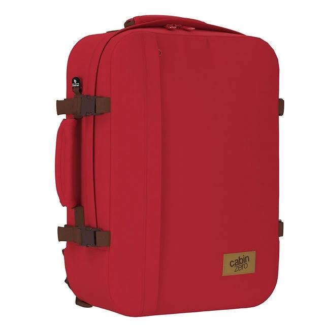 Mochila de viaje Cabin Zero Classic 44 L. Rojo (LONDON RED)