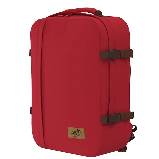 Mochila de viaje Cabin Zero Classic 44 L. Rojo (LONDON RED)
