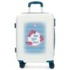 Maleta Cabina 55 Cm 4 Ruedas Rigida Roll Road Rose
